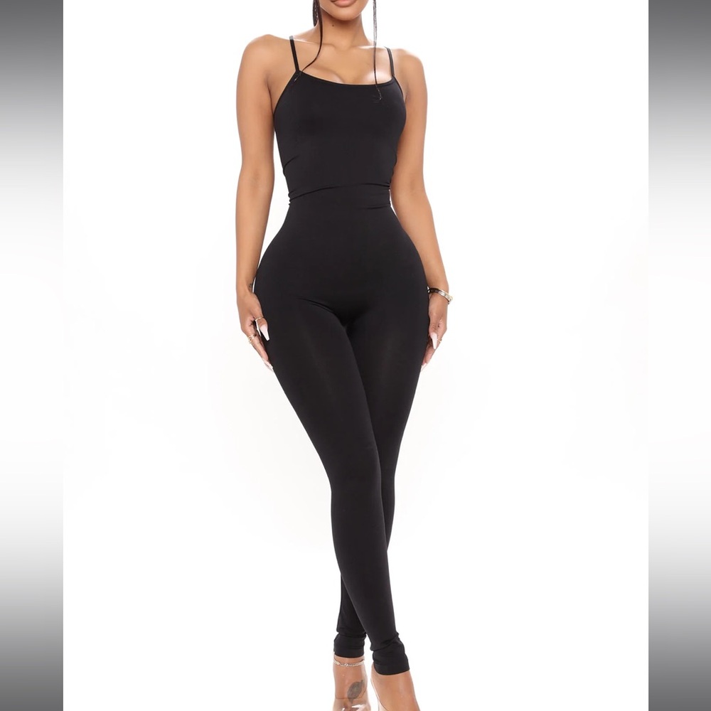 Stretchy Black Jumpsuit